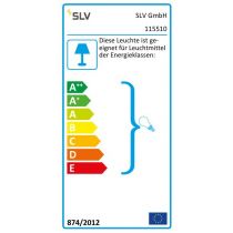 SLV KADUX GU10 I matná čierna 230V GU10 50W (115510) #1