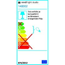 SLV PLASTRA GL104 stropní čtyřhranná sádra biela 230V E27 2x (148002) #2