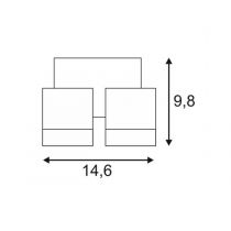 SLV NEW MYRA WALL SPOT, antracit, 2xGU10, max. 2x50 W, IP55 (233095) #3