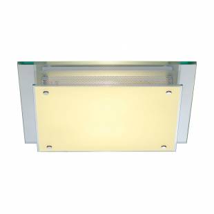 Stropné svietidlo SLV Stropné svietidlo GLASSA E27 stropné štvorcová 230V E27 2x60W