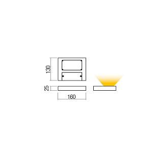 Interiérové svietidlo REDO LAMINA LED 15W 3000K  01-3013