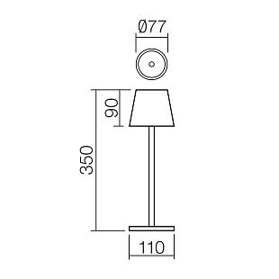 Vonkajšie svietidlo REDO MOBY ext. lampa 90573 90573