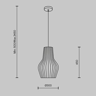 Interiérové svietidlo MAYTONI ROOTS  MOD191PL-01W1