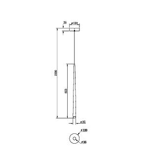 Interiérové svietidlo MAYTONI CASCADE  MOD132PL-L6BSK