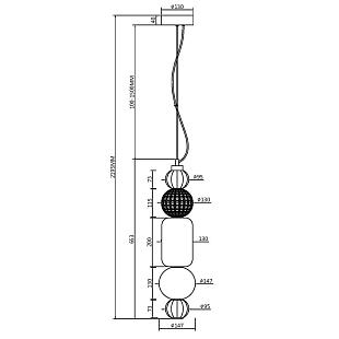 Interiérové svietidlo MAYTONI COLLAR P069PL-L35G3K1