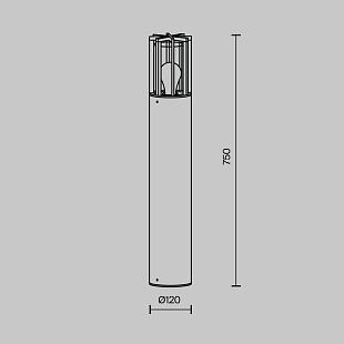 Vonkajšie svietidlo MAYTONI BARREL O453FL-01GF