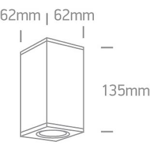 Interiérové svietidlo ONE LIGHT ext. stropné svietidlo  67130DD/AN