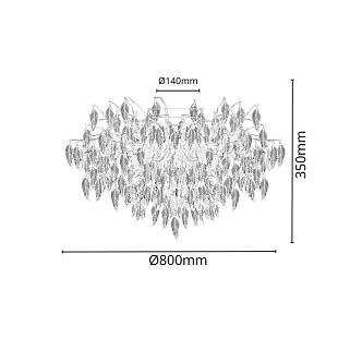 Interiérové svietidlo NEDES stropný luster CA043/800C