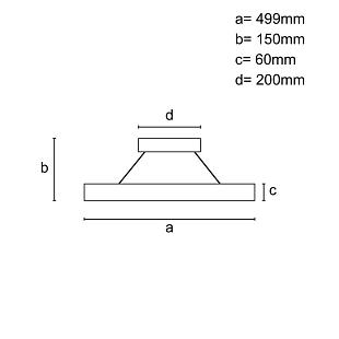 Interiérové svietidlo NEDES ventilátor s osvetlením 70W JF1300/B