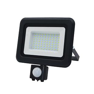 Interiérové svietidlo NEDES LED reflektor + PIR senzor 50W/4000K