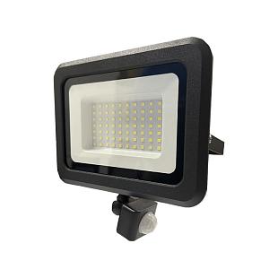 Interiérové svietidlo NEDES LED reflektor + PIR senzor 50W/4000K LF0024S