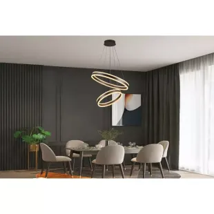 Interiérové svietidlo NEDES LED svietidlo + diaľkový ovládač 135W J4317/BR