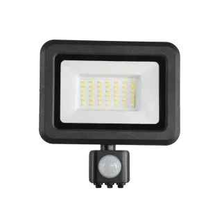 Interiérové svietidlo NEDES LED reflektor + PIR senzor 30W / 4000K LF0023S