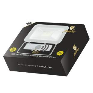 Interiérové svietidlo NEDES LED HQ reflektor 20W + PIR senzor / 4000K  LF2122S