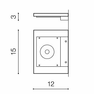 Interiérové svietidlo AZZARDO Lambda black  AZ3346